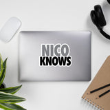 Nico Knows Bubble-free stickers