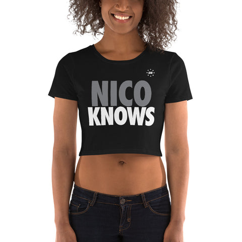 Nico Knows Women’s Crop Tee