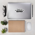 Team G8 Athlete Bubble-free stickers